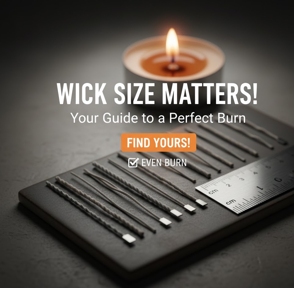 How to Calculate the Perfect Wick Size for Any Candle Container